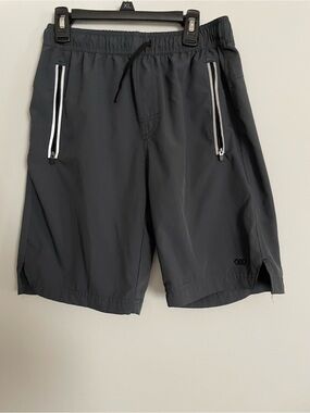 Boys XL (18) Leg3nd Charcoal Active Shorts with Zipper Pockets